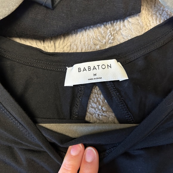 Aritzia Babaton Lonny Tie Back Shirt - Picture 3 of 4